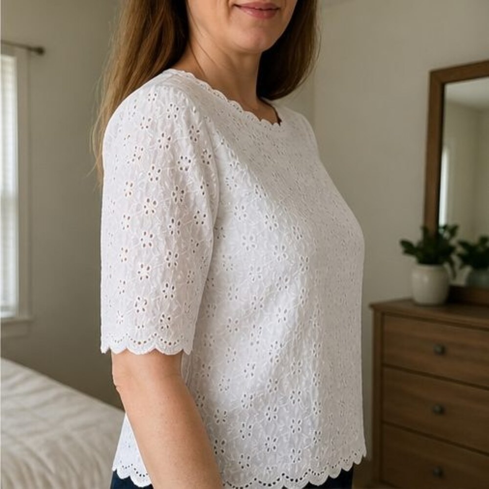 Taupe Wrap Blouse - Picture 3 of 6